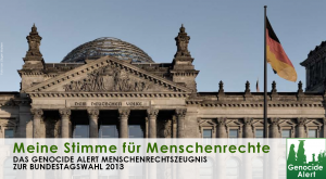 Menschenrechtszeugnis zur Bundestagswahl 2013