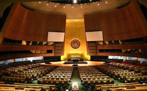 Die Große Halle der Generalversammlung der Vereinten Nationen
