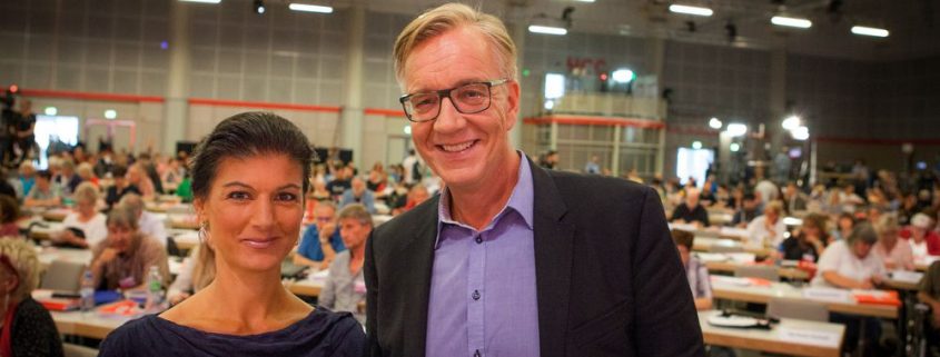 Sahra Wagenknecht und Dietmar Bartsch - Das Spitzenduo von Die Linke im Bundestagswahlkampf 2017. Foto: © Die Linke | Jakob Huber, CC BY 2.0