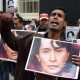 "Burma protest for junta to face International Criminal Court" by totaloutnow is licensed under CC BY-NC-ND 2.0.